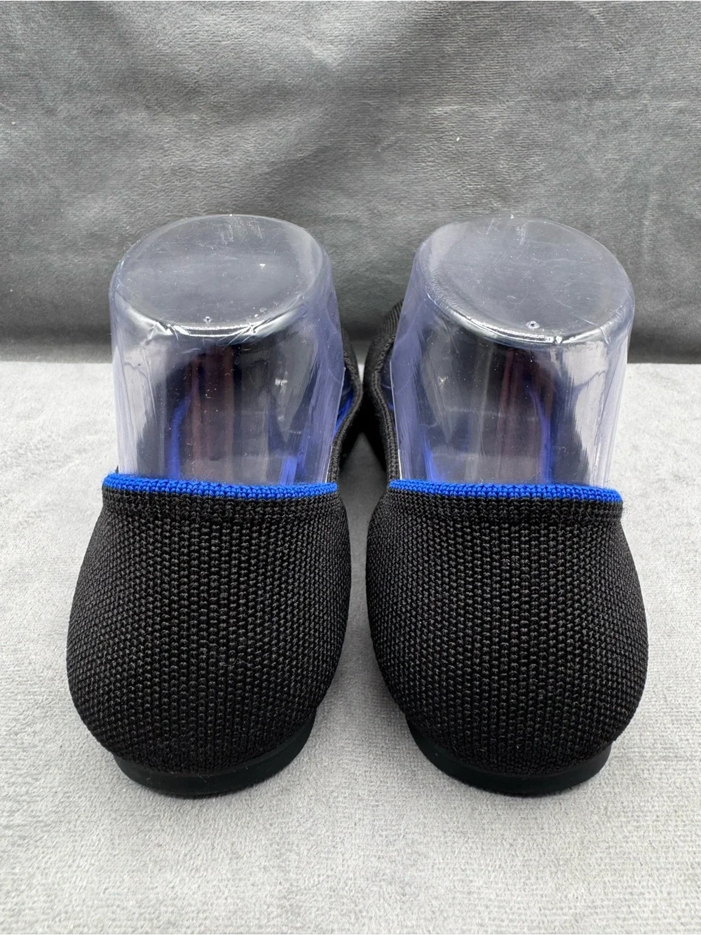 Rothy’s The Flat Ballet Flats Women’s Size 7.5 Black Round Toe Knit - Picture 10 of 14